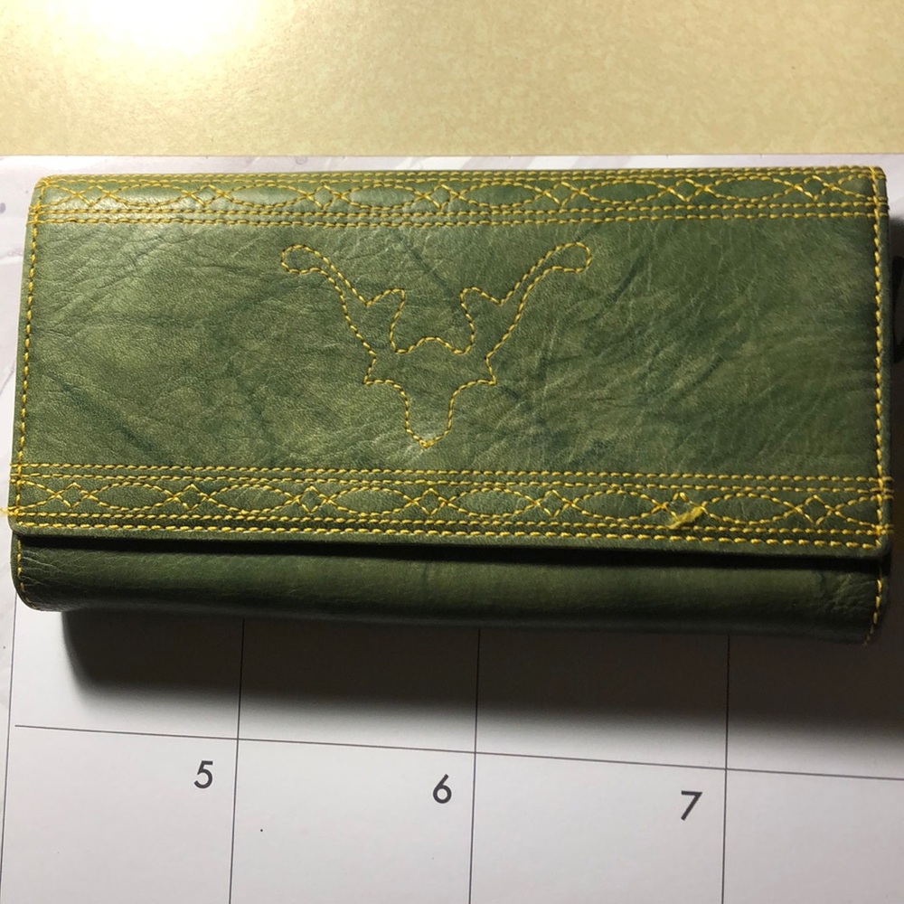Frye Campus Stitching Horse Campus Wallet Clutch